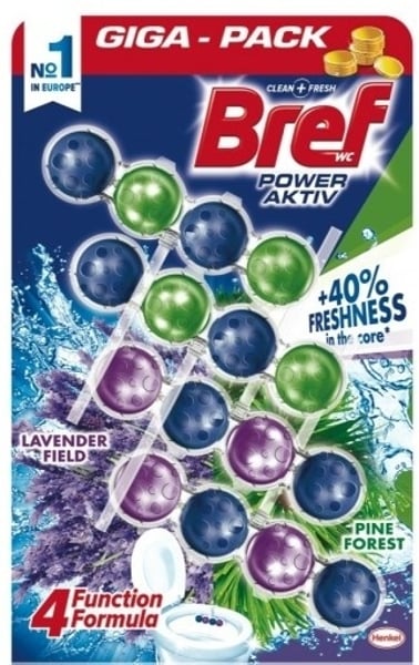 Bref WC osveživač kuglice Lavender 4x50g