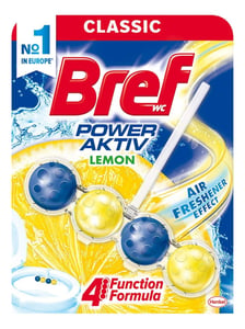 Bref WC osveživač kuglice lemon