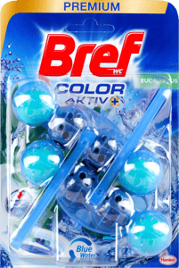 Bref WC osveživač color active eucaliptus 2x50g