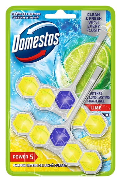 Domestos WC osveživač power 5 lime 2x55g