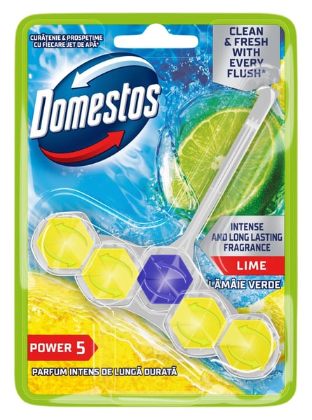 Domestos WC osveživač power 5 lime 55g