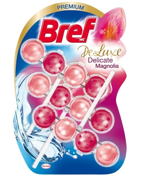 Bref WC osveživač DeLuxe Magnolia 3x50g