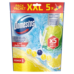 Domestos WC osveživač power 5 lime 5x50g