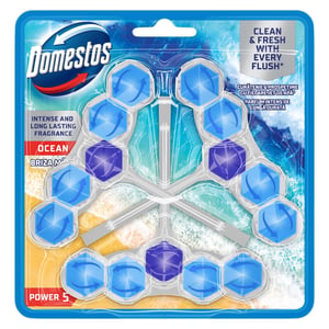 Domestos WC osveživač power 5 ocean 3x55g