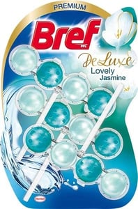 Bref WC osveživač DeLuxe jasmine 3x50g