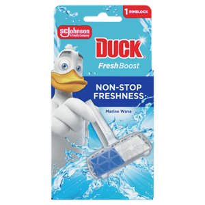 Duck WC osveživač korpica fresh boost marine wave 32g