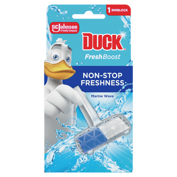 Duck WC osveživač korpica fresh boost marine wave 32g