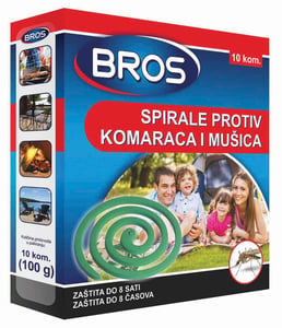 Bros Spirale protiv komaraca 10kom