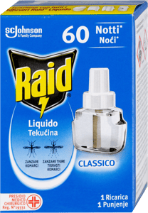 Raid Tečnost za aparat protiv komaraca 60 noći 42ml