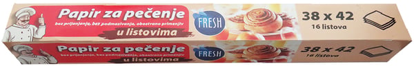 Fresh Papir za pečenje 16kom