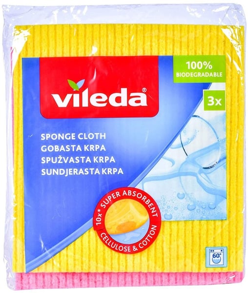 Vileda Krpa sunđerasta 3kom