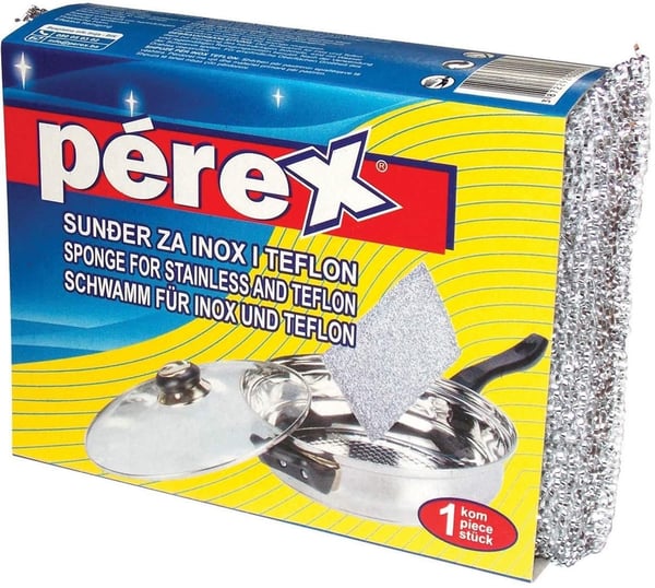 Perex Sunđer za inox i teflon 1kom