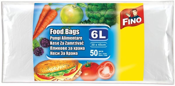 Fino Kese za zamrzivač 6l 50kom
