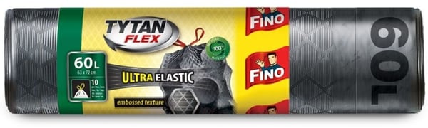 Fino Kese za smeće sa trakom elastične 60l 10kom