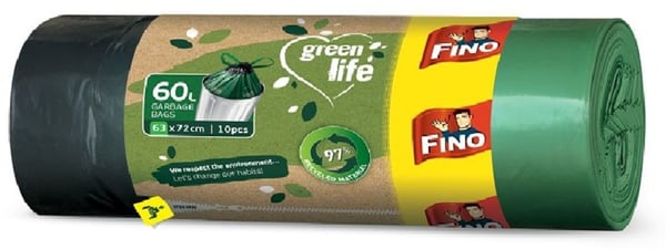 Fino Kese za smeće Green life 60l 10kom