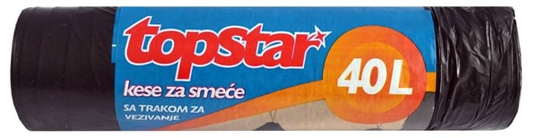 Top Star Kese za smeće sa trakom 40l 12kom