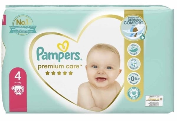 Pampers Premium care JP 4 68kom