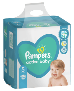 Pampers Active baby GP 5 junior 64kom