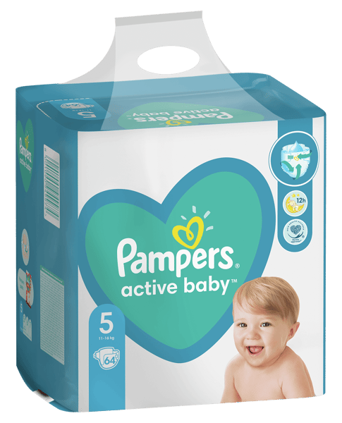 Pampers Active baby GP 5 junior 64kom