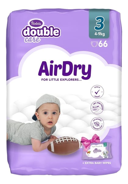 Violeta Double care AirDry 3 66kom