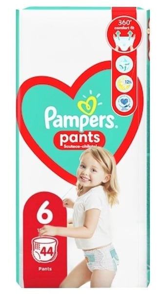 Pampers pelene pants 6 44kom