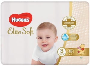 Huggies Pelene Elite Soft 3 40kom