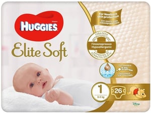 Huggies pelene Elite Soft 1 26kom