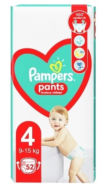 Pampers pelene pants 4 52kom