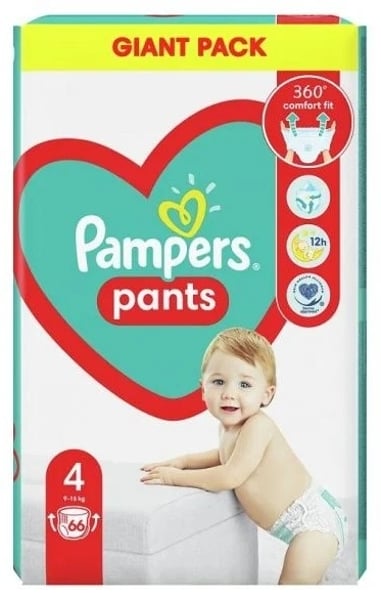 Pampers pelene Pants GP 4 66kom