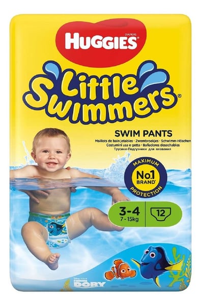 Huggies pelene za kupanje 3-4 12kom