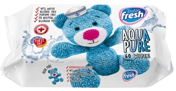 Fresh Vlažne maramice Aqua pure 60kom