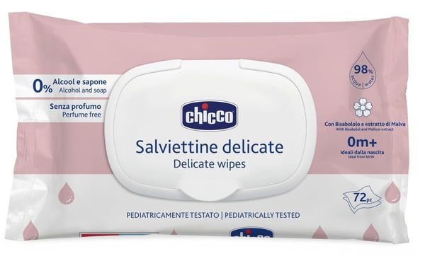 Chicco Vlažne maramice delicate 72kom