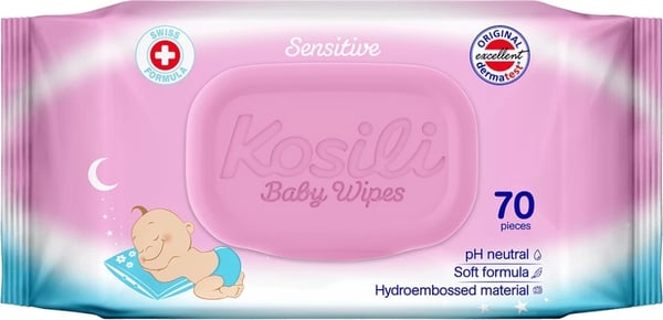Kosili Vlažne maramice roze 70kom