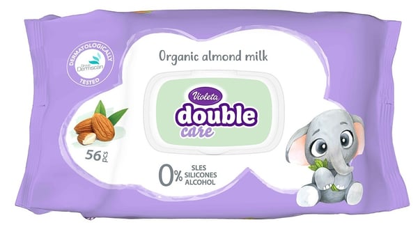Violeta Vlažne maramice baby badem 56kom