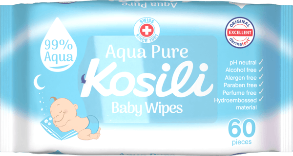 Kosili Vlažne maramice aqua pure 60kom