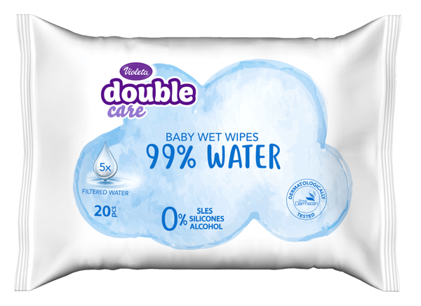 Violeta Vlažne maramice baby water care 20kom