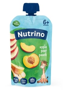 Nutrino voćni pire jabuka kruška breskva 100g