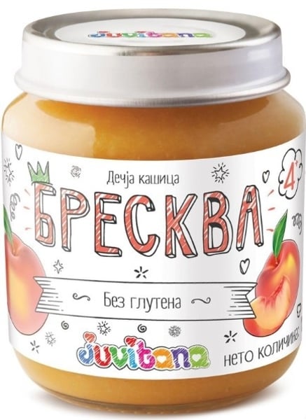 Juvitana kašica breskva 128g