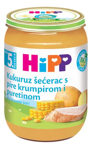 Hipp kašica kukuruz pire krompir ćuretina 190g