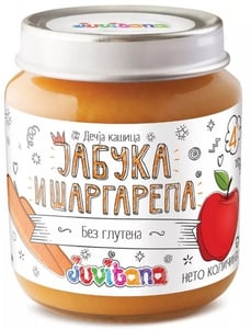 Juvitana kašica jabuka šargarepa 128g