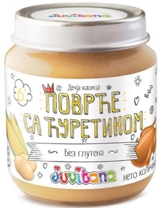 Juvitana kašica povrće ćuretina 128g