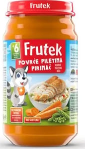 Frutek Kašica povrće piletina pirinač 190g