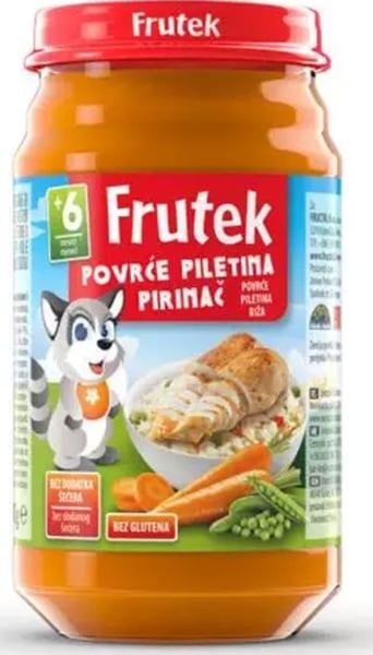Frutek Kašica povrće piletina pirinač 190g