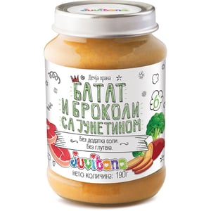 Juvitana kašica batat, brokoli i junetina 190g