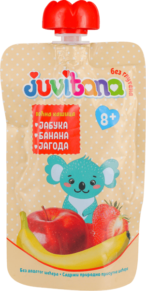 Juvitana kašica jabuka banana jagoda 100g