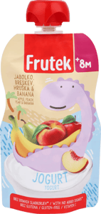 Frutek pouch jabuka breskva jogurt 100g