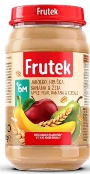 Frutek kašica voće i žitarice 190g