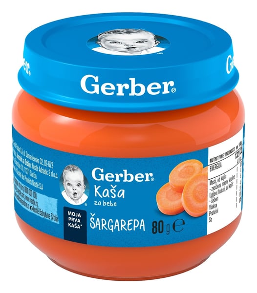 Gerber kašica šargarepa 80g