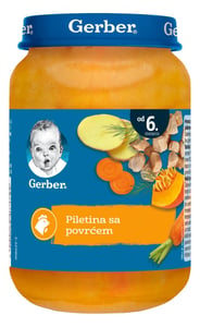 Gerber kašica piletina sa povrćem 190g