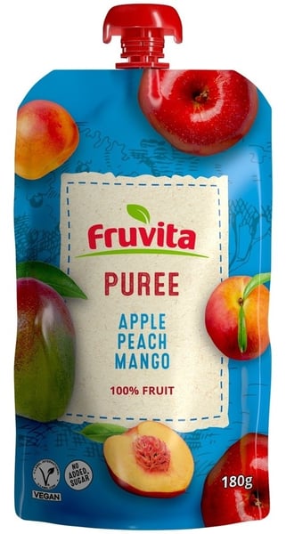 Frucita Voćni pire jabuka breskva mango 180g